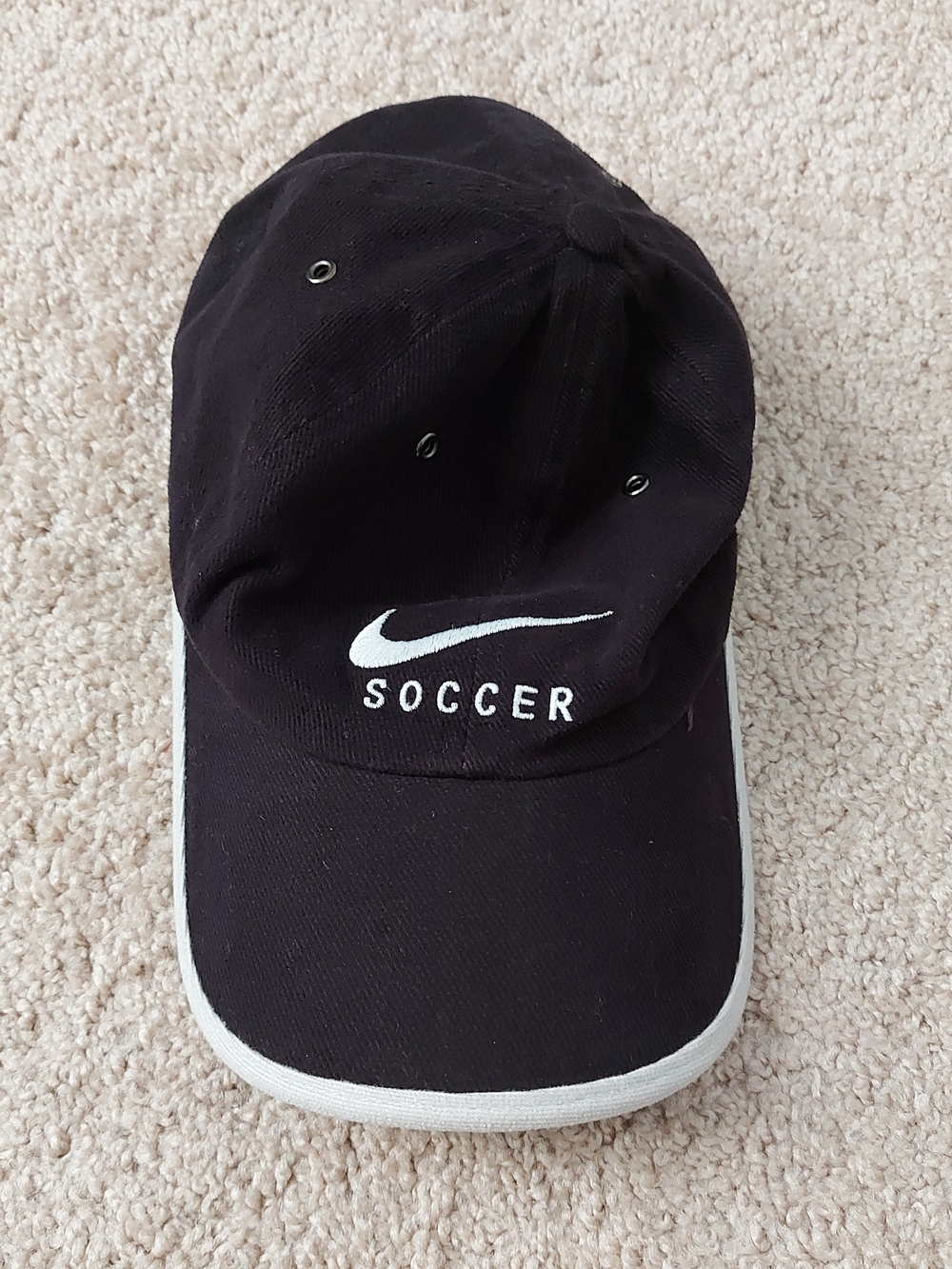 Nike Soccer Black Baseball Cap
